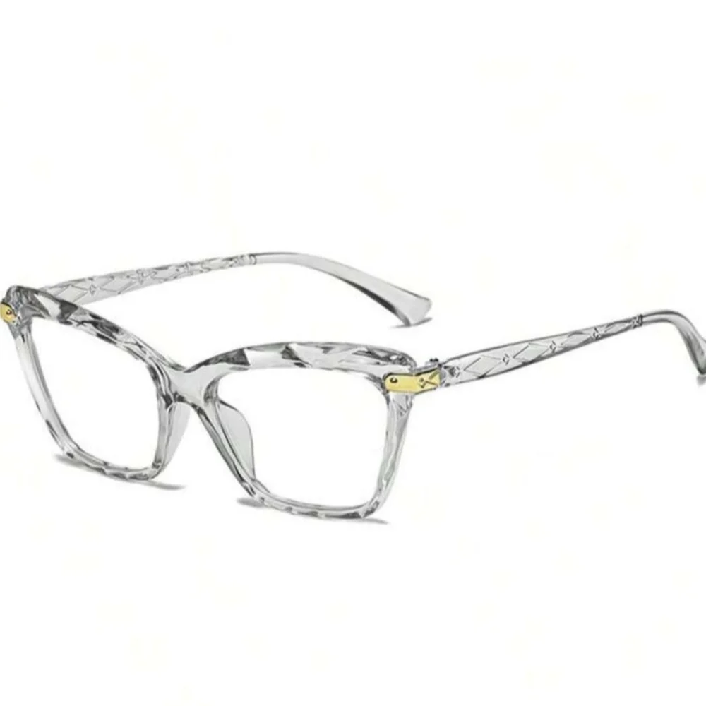 NEW Grey Crystal Fashion Glasses